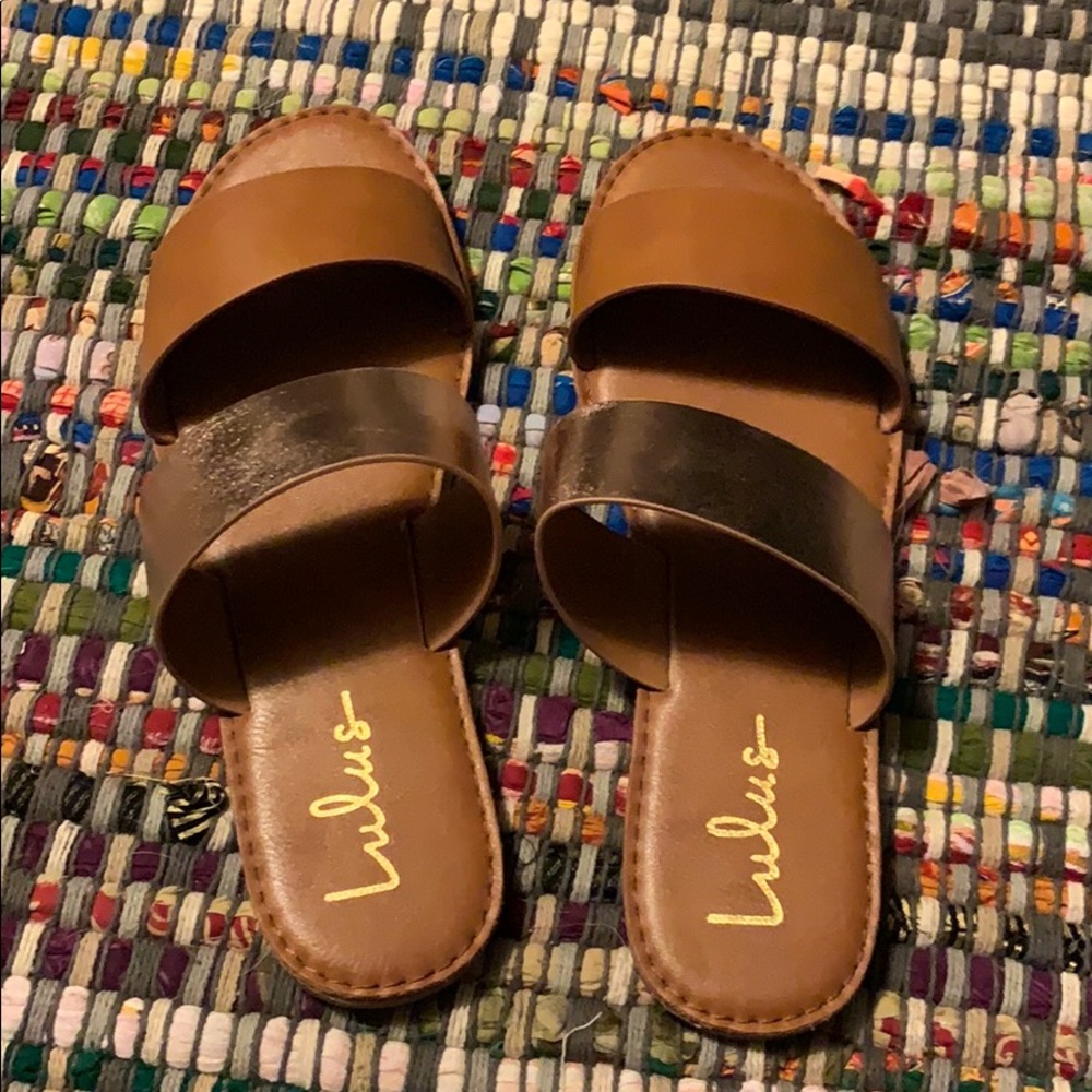 Sandals from Lulus never worn!
